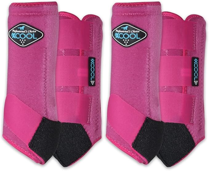 Professional's Choice 2XCOOL Sports Medicine Horse Boots | Protective & Breathable Design for Ultimate Comfort & Durability in Active Horses | Value 4 Pack