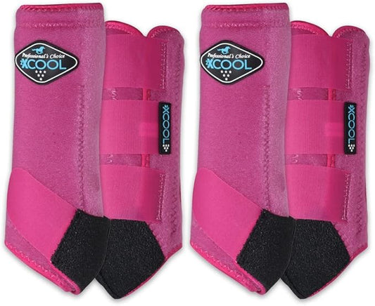Professional's Choice 2XCOOL Sports Medicine Horse Boots | Protective & Breathable Design for Ultimate Comfort & Durability in Active Horses | Value 4 Pack