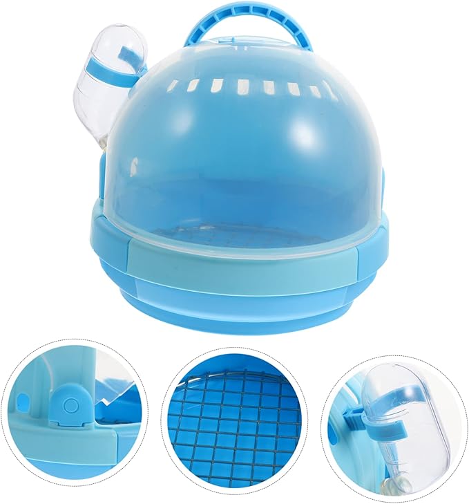 2PCS Portable Handheld Bird Carrier Cage Travel Cage for Parrots and Budgies Outdoor PET Bird Carrying Case Perch and Tray