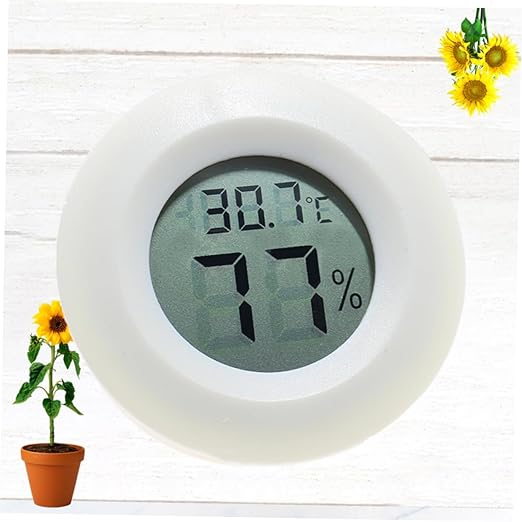 Reptile Thermostat Electronic Thermometer Hygrometer Celsius Display for Enclosure Home Office