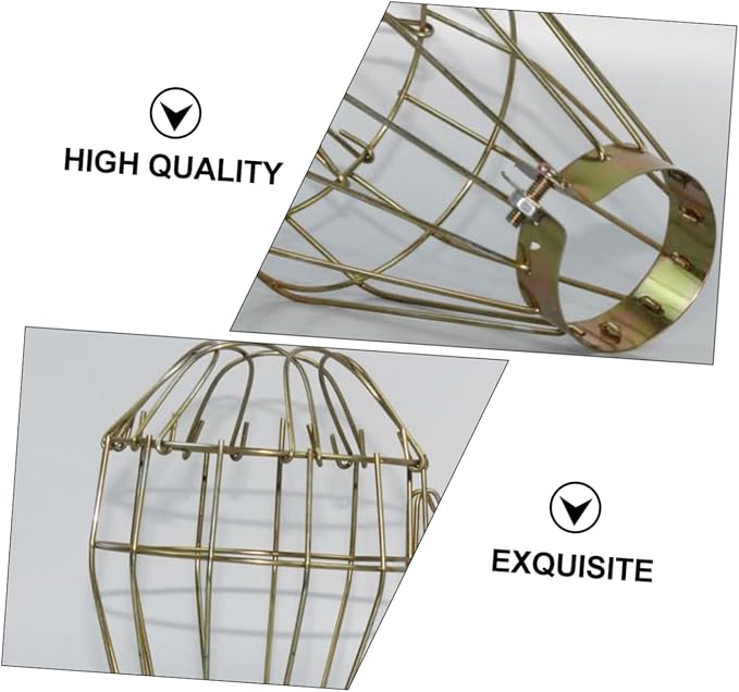 Kisangel 3pcs Heat Lamp Mesh Cover Reptile Scalding Lampshade Pet Heating Lamp Protector Cage Odor-Resistant
