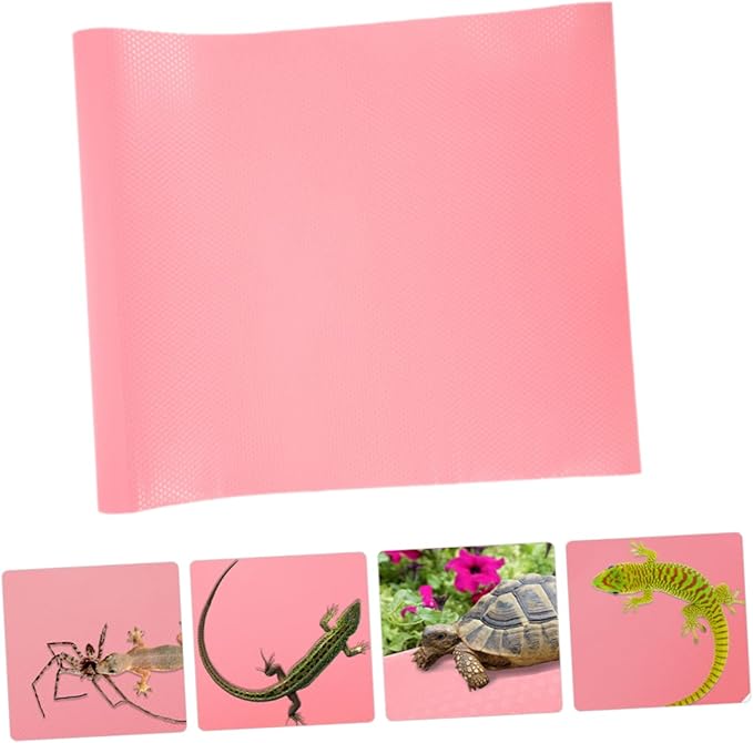 Toyvian Reptile Carpet Bedding Mat for Leopard Gecko Snake Durable Terrarium Substrate for Tortoise Lizard Easy Clean Non Adhesive Reptile Tank Liner
