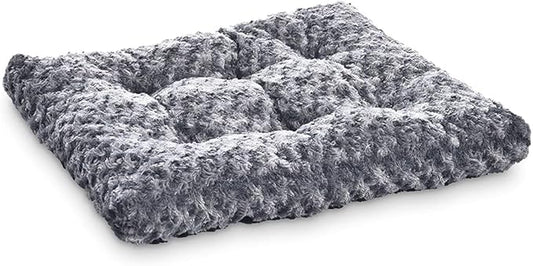 Amazon Basics Washable Cat and Dog Bed Crate Pad, Indoor, Easy to Wash, Fits Medium Crates, 29 x 21 x 3 inches, Gray