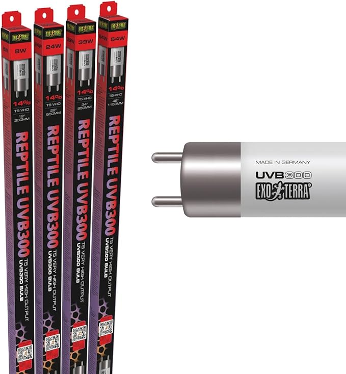 Exo Terra Reptile T5 High Power UVB300 Lamp 8W