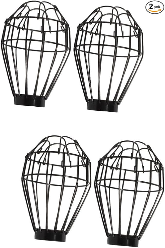 SOLUSTRE 4pcs Reptile Lamp Covers Bulb Guard -scalding Mesh Shade for Reptile Tanks Protects Pets from Light Source Burns