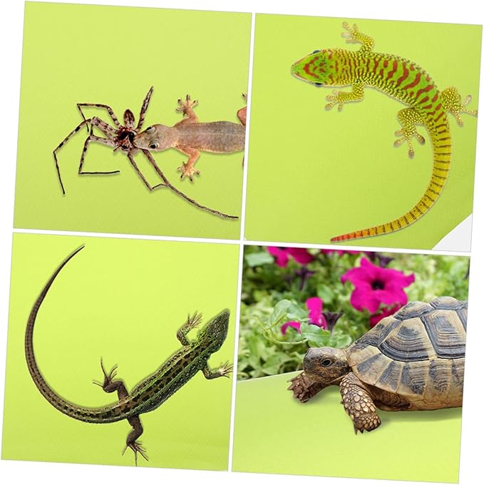 Milisten Tropical Reptile Climbing Decor Bearded Dragon Mat Eva Reptile Cage Accessories for Snake Terrarium