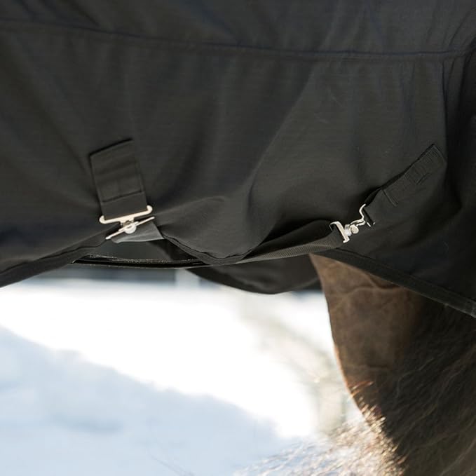 HORZE Nevada 1200D Waterproof Turnout Sheet - Black - Size: 57