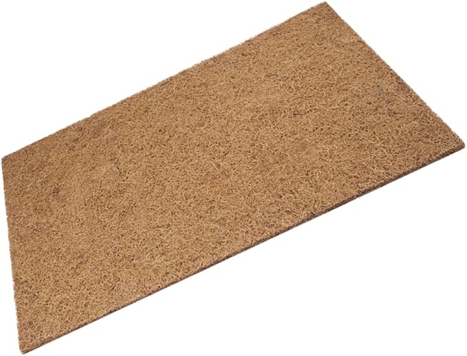 Sosoport Coconut Fiber Reptile Substrate Thermal Pad for Bearded Dragon Gecko Tank Accessory Reptile Terrarium Liner Pet Bedding