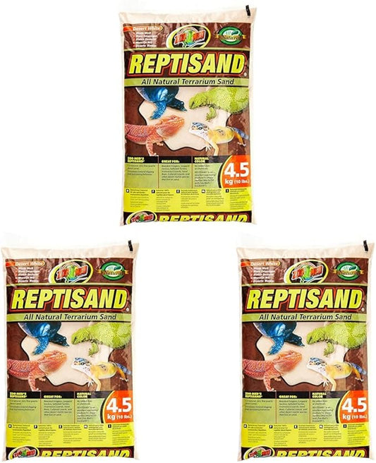 Zoo Med ReptiSand®,10 Pounds,Desert White,(Pack of 3)