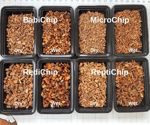 Microchip Coconut Substrate for Inverts and Reptiles Loose Fine Coconut Husk Chip Mix Reptile and Tarantula Bedding for Terrarium Floor (36 Quart)