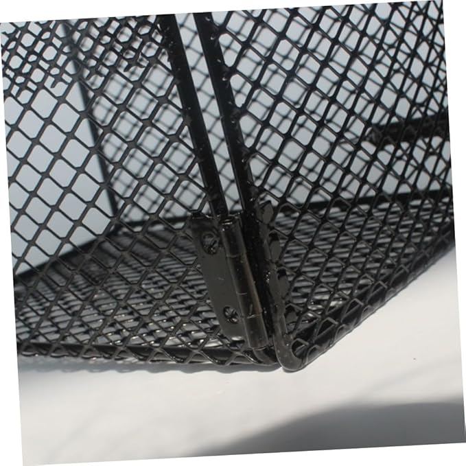 Happyyami Sturdy Iron Reptile Heater Guard Daylight Lampshade for Tortoise Habitat