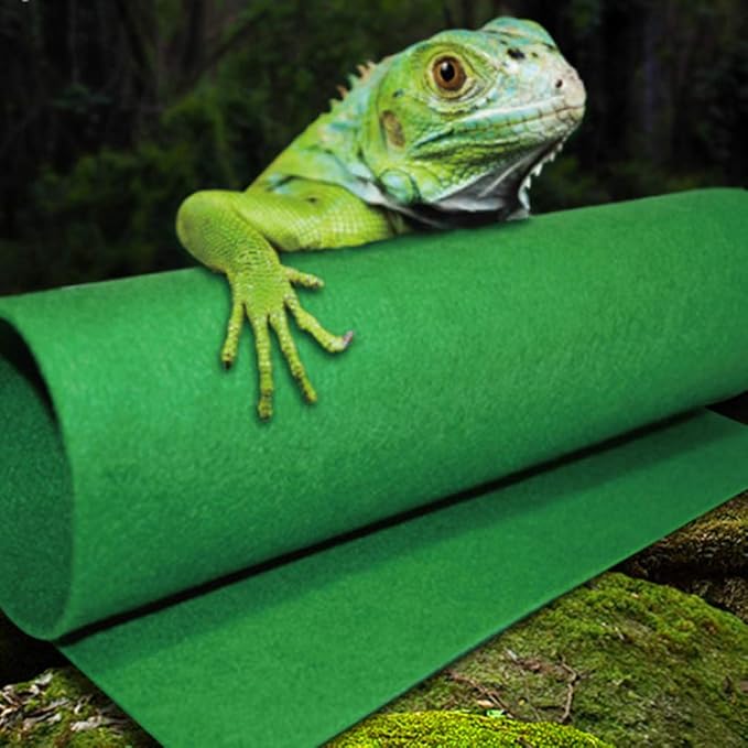 balacoo Reptile Bedding Mat Waterproof Reptile Pad Warm Mat for Turtle Habitat