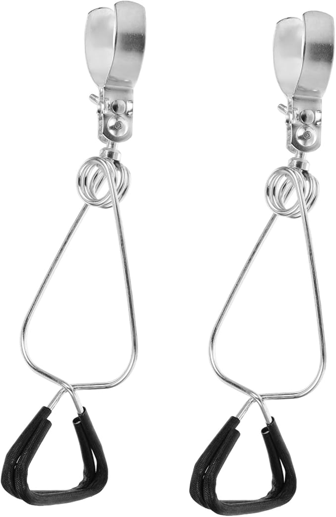 balacoo 4sets Adjustable Clamp Lamp Stand for Reptiles Heat Lamp Fixture Easy to Install and Use 2pcs*4