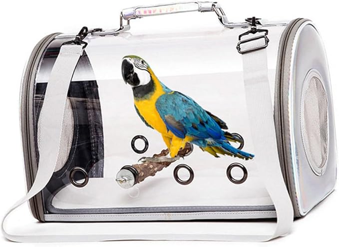 Parrot Carrier Bag Simple Design Capacity Shoulder Pouch for Birds Easy to Use