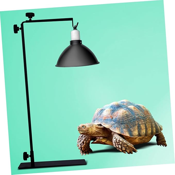 BESPORTBLE Adjustable Plant Lamp Stand for Reptile Tanks Durable Metal Light Rack for Heating Lamps for Bearded Dragons Turtles and Other Reptile Pets Easy to Install
