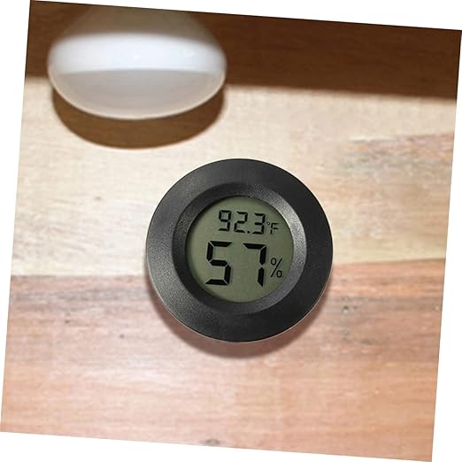 7Pcs Mini Digital Hygrometer and Thermometer Accurate Temperature Gauge for Reptile Tanks Humidity for Indoor and Outdoor Use for Terrariums and Poultry Environments