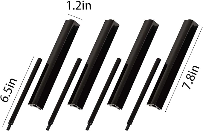 REPTI ZOO Reptile Terrarium Stackers Post Only for RK Knock-Down Glass Terrariums