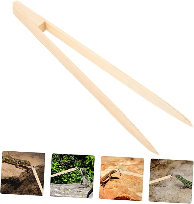 BESPORTBLE Reptile Feeding Tweezer Resistance Non-Slip Design for Safe Pet Feeding