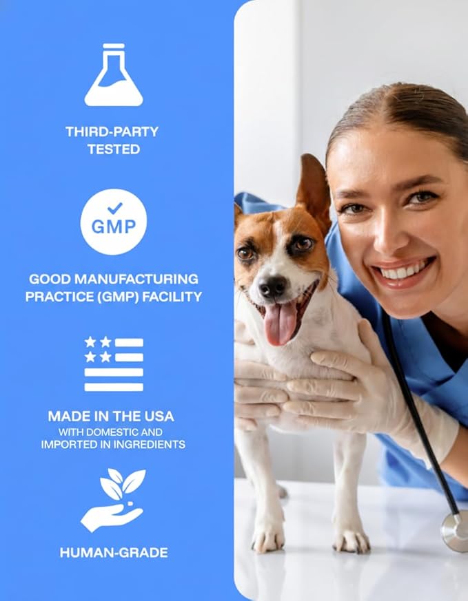 Pawprint Wellness Protocol Liquid Multivitamin for Dogs – All‑in‑One Hip & Joint, Skin & Coat, Immune & Heart Support – Dog Vitamins with Glucosamine, Chondroitin, MSM, Omega‑3 Fish Oil – 2 fl oz
