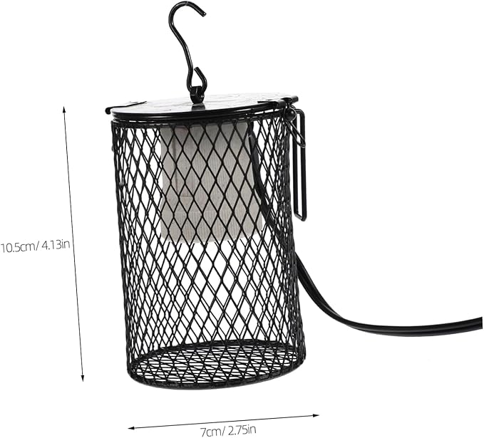 Reptile Box Lamp Cover Pet Heating Lamp Guard Parrot Heater Guard for Reptile Lights Decor