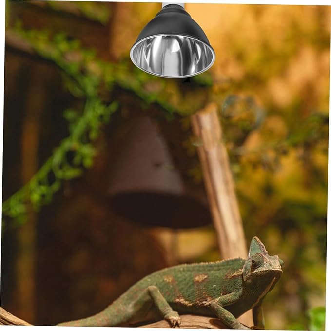 BESPORTBLE Reptile Heat Lamp Fixture with Switch Ceramic Bulb Holder for Bearded Dragons Turtles Snakes and Lizards Optimal Heat Light for Terrarium Health