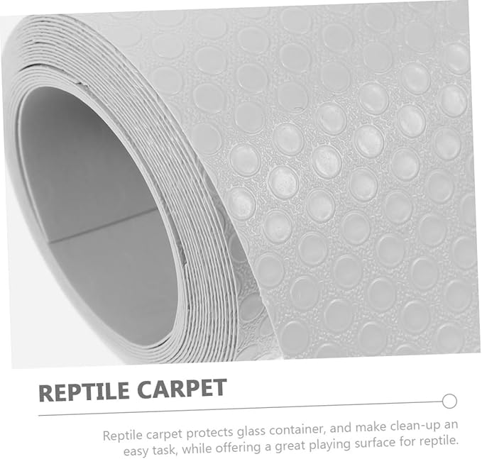 Reptile Carpet Terrarium Mat EVA Substrate Soft Bedding for Bearded Dragon Leopard Gecko Snake Lizard Tortoise Reptile Cage Accessory Gray