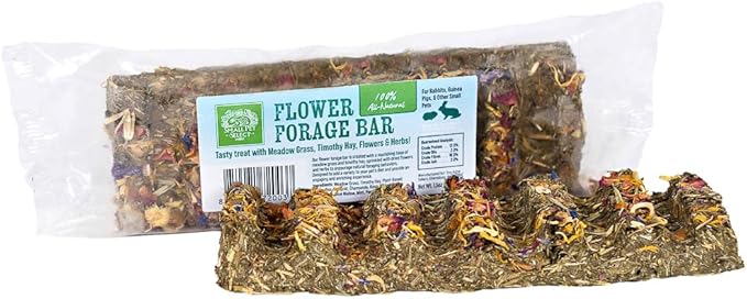 Small Pet Select Forage Duo Pack for Rabbits and Guinea Pigs, Natural Treats with Timothy Hay, Herbs and Flowers, Daily Enrichment