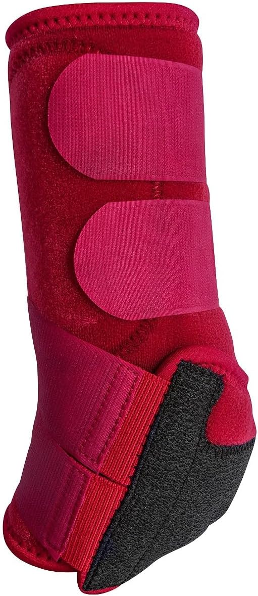 Classic Equine Legacy2 Support Boots, Front (Crimson, Large)