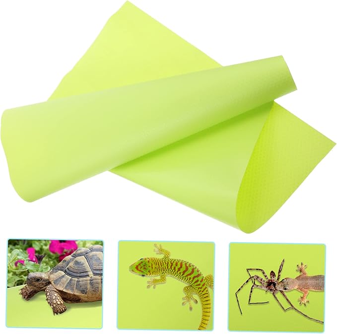 Reptile Carpet Mat for Terrarium Substrate Bedding Non- Design for Bearded Dragon Leopard Gecko More Reptile Tank Accessory