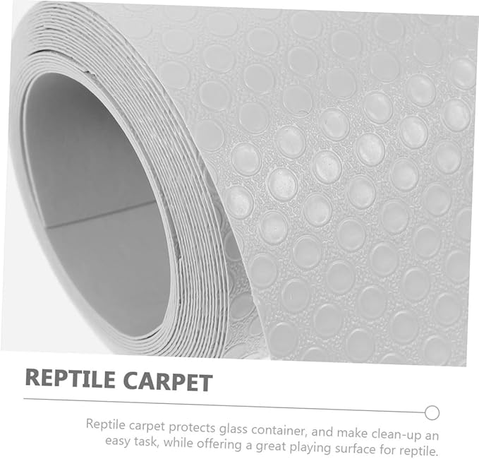 GANAZONO Reptile Carpet Mat for Terrarium Bedding Durable Eva Substrate Easy Clean and Comfortable for Bearded Dragons Geckos Snakes and Turtles Gray