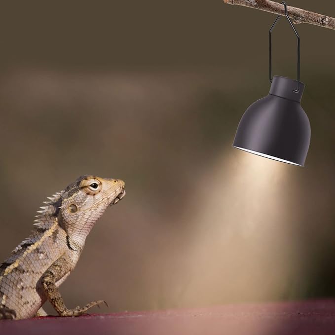 MERRYHAPY 10Pcs Crawling Pet Lampshade Clips for Reptile Light Fixtures Compatible with Shades Smooth Edges for Safe Use Easy Installation for Lizards Turtles and Frogs