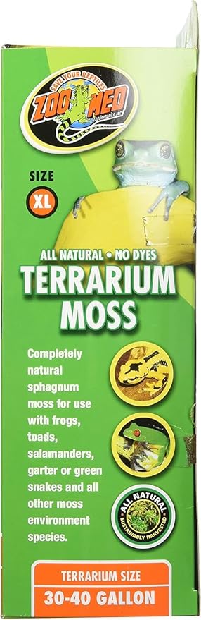 Zoo Med Terrarium Moss [Set of 2] Size: 30-40 Gallons
