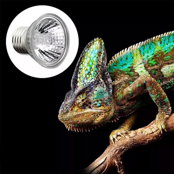 UVA+UVB 25/50/75W Reptile Heat Basking Light Bulb Lamp for Reptiles (75W - 4PCS)