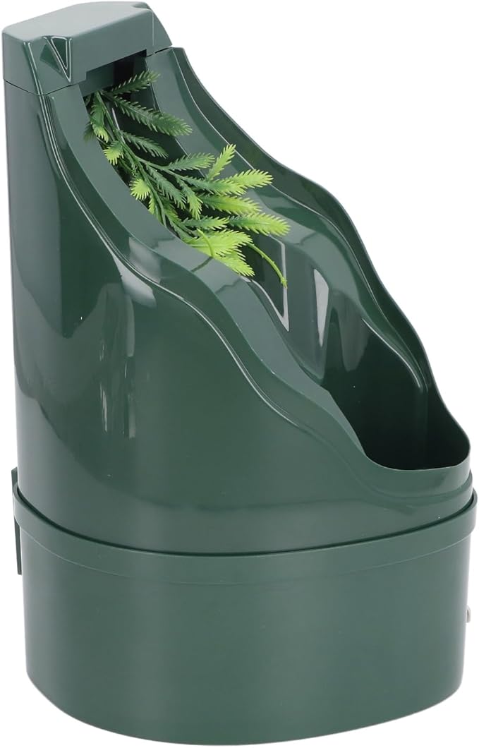 Reptile Drinking Fountain Water Dripper, Food Grade Material, Provides Constant Clean Water, Mimics Nature Environment, Suitable for Reptiles, Turtles, Lizards, and Amphibians