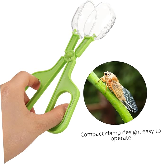 YARNOW Aquarium Cleaning Clip Reptile Feeding Tool Plastic Scoop for Terrarium Maintenance