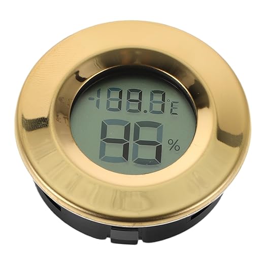 Mini Digital Hygrometer Thermometer for Reptile Enclosures and Wine Storage LCD Display Humidity Accurate Temperature Gauge for Home Bars Restaurants