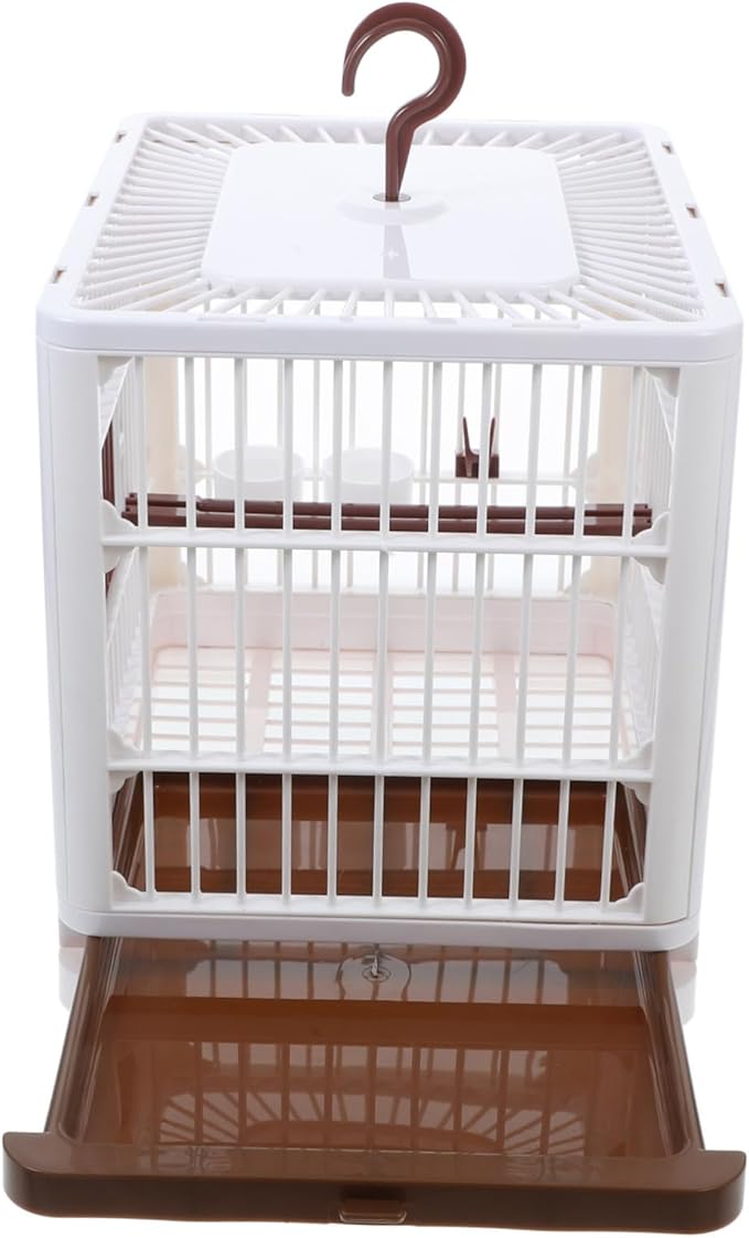 Bird Cages for Parrots Finch Budgie Cage Stand Lightweight Easy to Carry Birdcage for Outdoor Activities