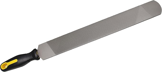 14 Inch Horseshoe File with Rubber Handle, Hoof Rasp,Farrier File Tool for Horse Goat Cow Hooves