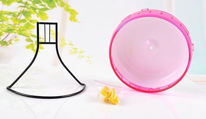 8.2 Inches Hamster Syrian Hamster Gerbil Rat Hedgehog Running Wheel Mute Silent Spinner Exercise Wheel (Green)