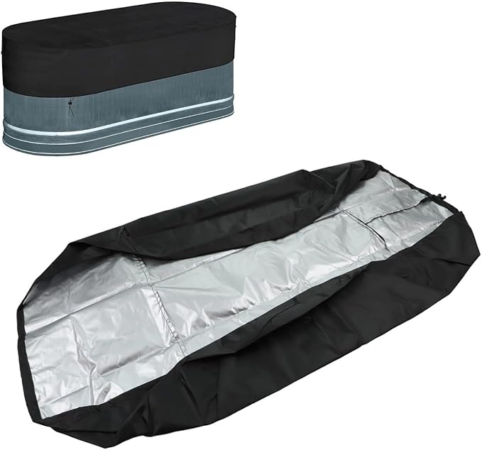 Cold Plunge Tub Cover for Farm Heavy Duty and Waterproof, Protects Against Environmental Factors (120 * 60 * 30cm)