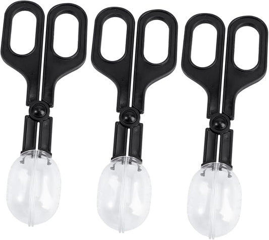 Totority 3pcs Reptile Feeding Clip Abs Material Tortoise Habitat Accessories Reptile Cleaning Supplies