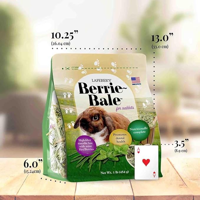LAFEBER'S Berrie-Bale Mint for Rabbits 1 lb