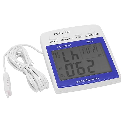 Tbest Instruents ‑609 Diital Theroeter Hyr Wall Oted Trature Eter for Hoe Far House Indusal Plies