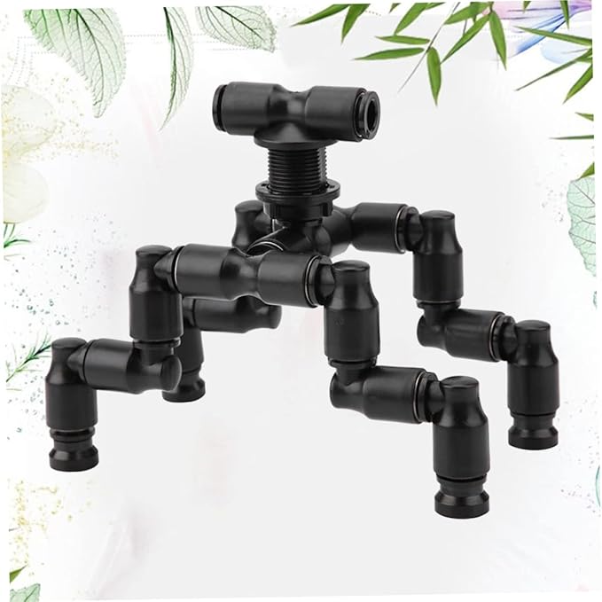 Mikikit 1set Adjustable Cooling Nozzle for Reptiles Detachable Misting Sprayers for Terrariums Pet Supplies for Amphibians and Lizards Rotatable Design
