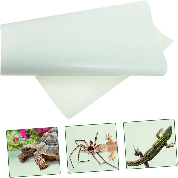 UKCOCO Reptile Carpet Substrate for Bearded Dragon Leopard Gecko Snake Non-Adhesive Terrarium Bedding Natural Look for Reptile Tank Accessories