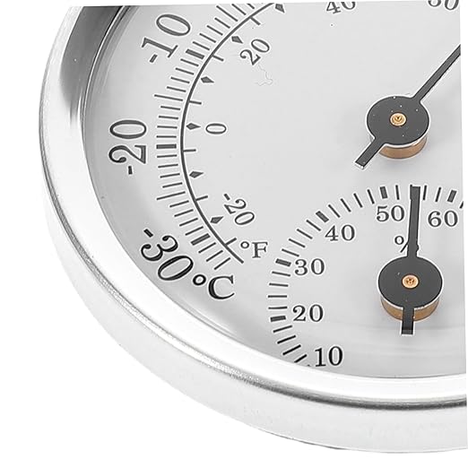Abaodam Accurate Digital Hygrometer Plastic Temperature Humidity Reader for Homes Offices Greenhouses and Vehicles with Easy to Read Display and Durable Design