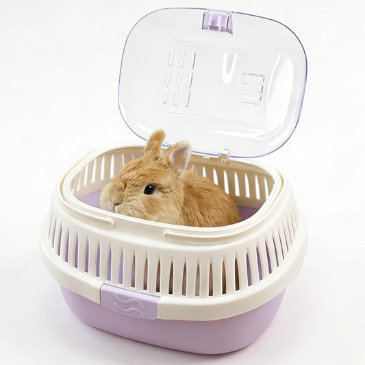 Hamster Carrier Guinea Pig Carrier 13 X 11 X 8 in Portable Hamster Travel Cage with Ventilation Holes Outdoor Small Pet Carrier for Rat Gerbil Rabbit Hedgehog Squirrel Mouse Bunny
