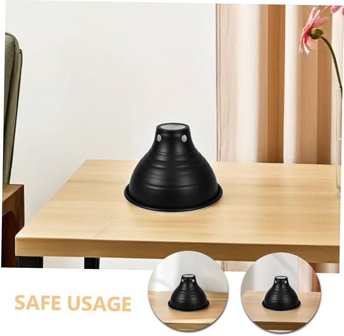 Veemoon 3pcs Reflective Reptile Lamp Lampshade Heat Dome for Pet Heating Light Illumination for Lizard Turtle Snake Enclosures Iron Design