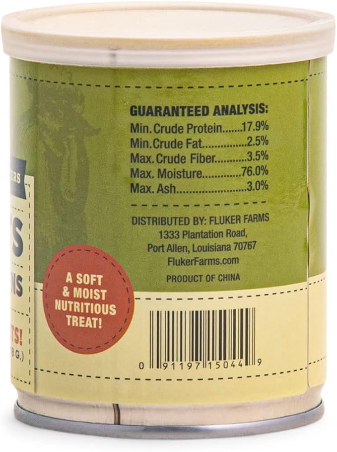 Fluker's Culinary Coop Canned Crickets Chicken Treat, All Natural and Packed with Protein, 2.75 oz (Pack of 4)