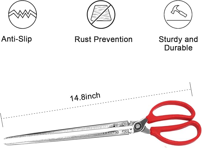 15 Inch Snake Feeding Tongs, Reptile Feeding Tongs,Snake Grabber Tool Stick Reptile Tongs for Lizard Reptiles,Snakes,Tank Accessories Terrarium Supplies (Straight Head)